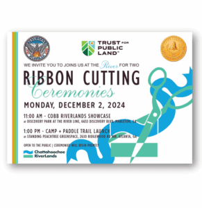 Save The Date! TWO RiverLands Ribbon Cuttings | Chattahoochee RiverLands